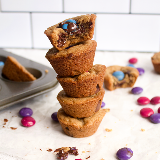 Vegan Chocolate Gem Cookie Cups